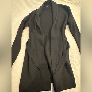 Theory size S 100% wool belted cardigan
